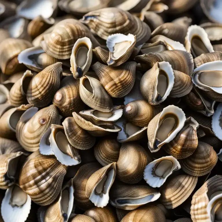 Visual representation of "spat" - A single spawn of shellfish