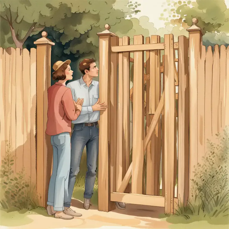 Visual representation of "between you, me and the gatepost" - Used to mean that what one is going to say should remain secret
