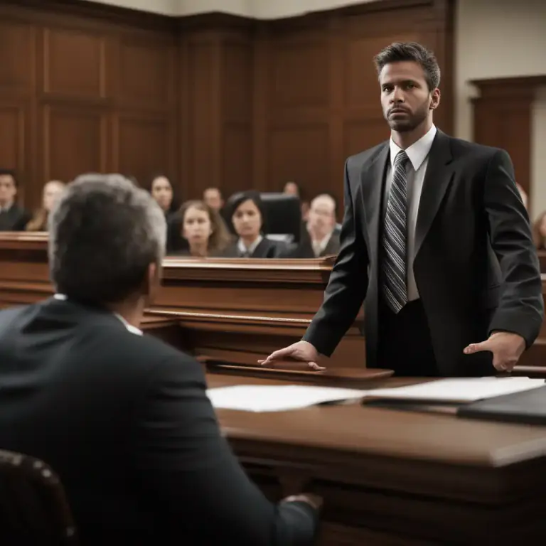 Visual representation of "plead" - To argue or make a case in favor of someone or something, especially in court
