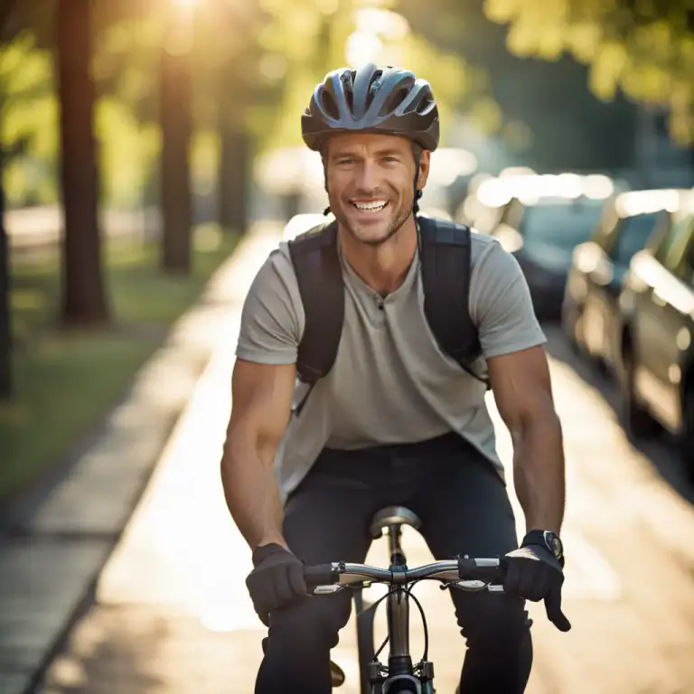 Visual representation of "biker" - A person who rides a bicycle