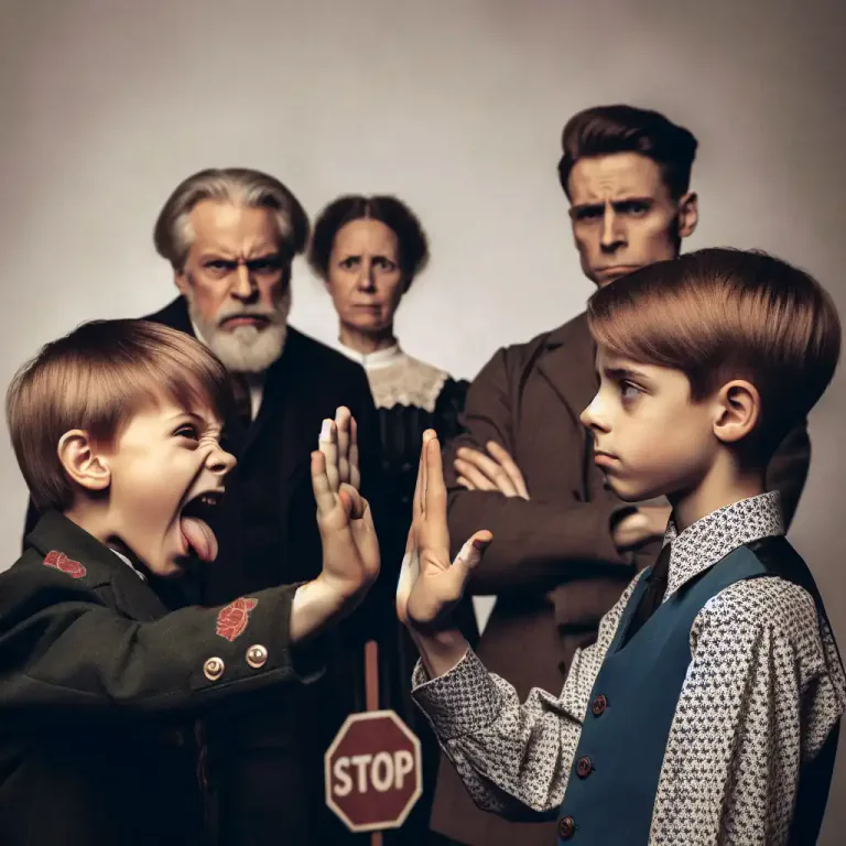 Visual representation of "misbehaviour" - Behaving rudely or in a way that shows lack of respect