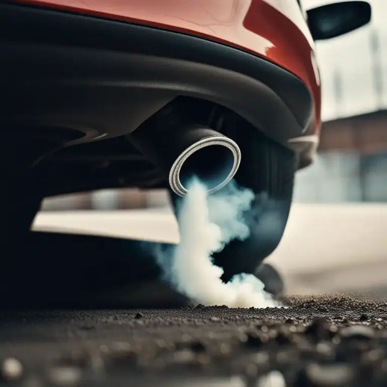 Visual representation of "exhaust" - Waste gases or air expelled from an engine, turbine, or other machine in operation.