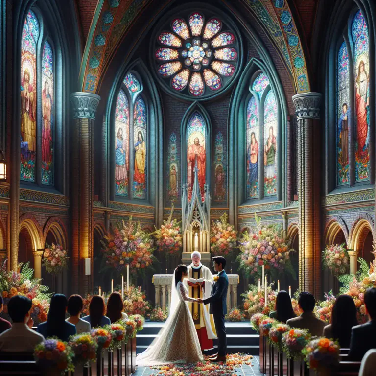 Visual representation of "marry" - to officiate at a wedding ceremony