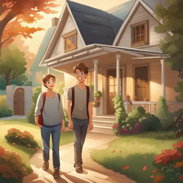 Visual representation of "visit on" - Physically go to and spend time with someone or at a place.