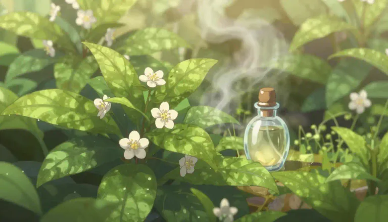 Visual representation of "coumarin" - Coumarin is a chemical compound found in many plants, known for its sweet fragrance and flavor.