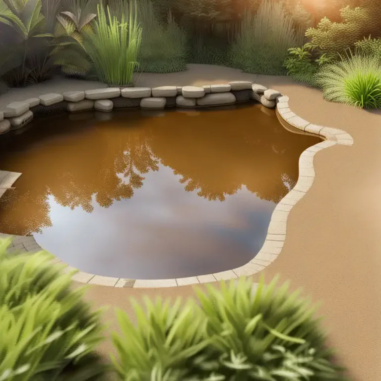 Visual representation of "muddy" - Not bright or clear