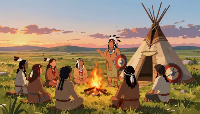 Visual representation of "kiowa" - The Kiowa are a Native American tribe originally from the Great Plains, known for their rich cultural heritage and history.
