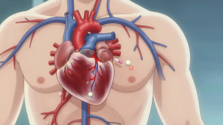 Visual representation of "hydralazine" - Hydralazine is a drug used to treat high blood pressure and heart problems by relaxing blood vessels, allowing blood to flow more easily.