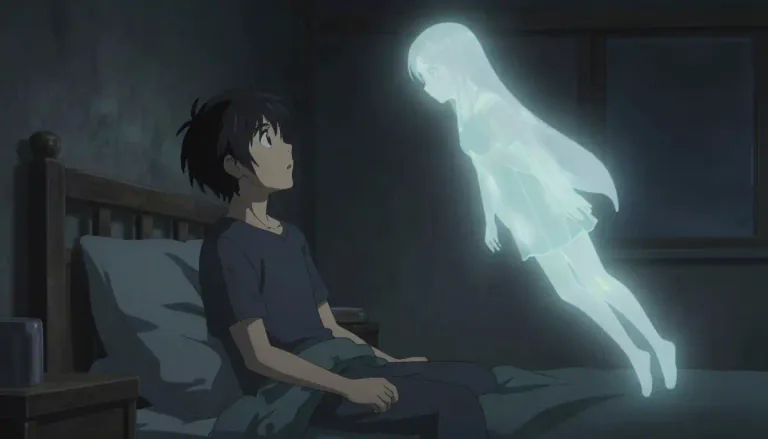 Visual representation of "phantasm" - An illusion, apparition, or ghost that someone believes they saw.