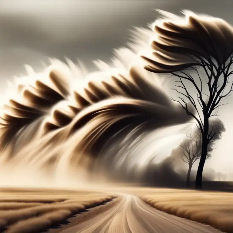 Visual representation of "furious" - full of energy or speed