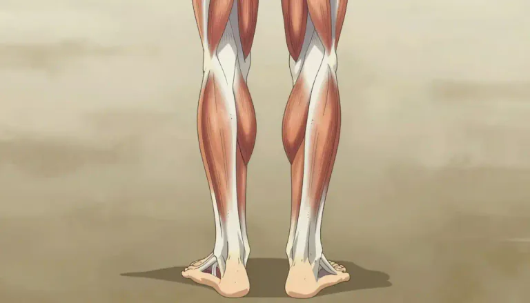 Visual representation of "gastrocnemius" - The gastrocnemius is a large muscle in the back of the lower leg that is responsible for the movement of the foot and ankle, particularly during walking and running.
