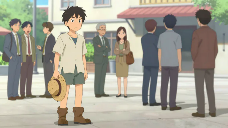 Visual representation of "bumpkin" - An unsophisticated or socially awkward person from the countryside.