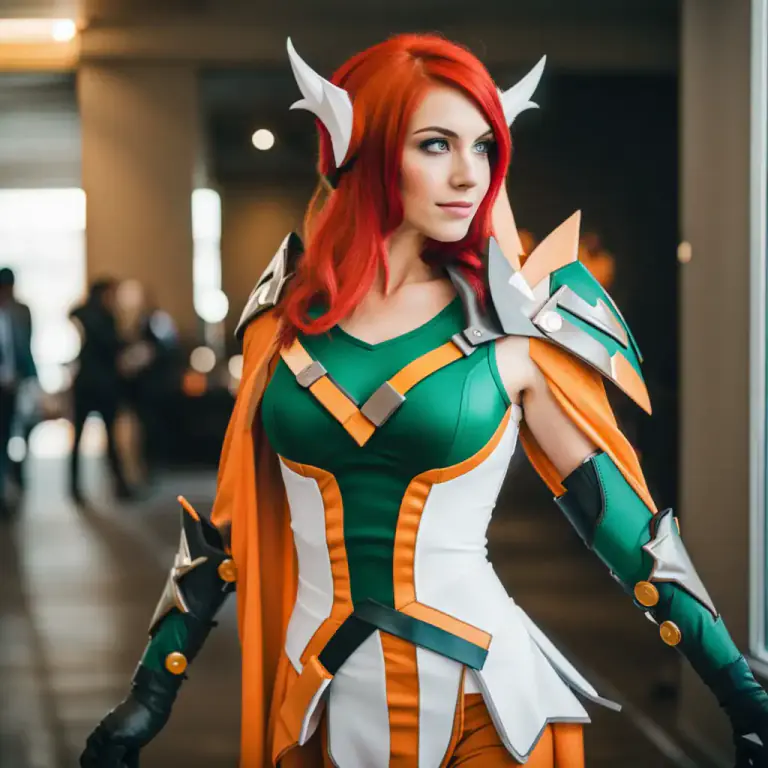 Visual representation of "cosplay" - To dress up and pretend to be a character, often for a fan convention or other event.