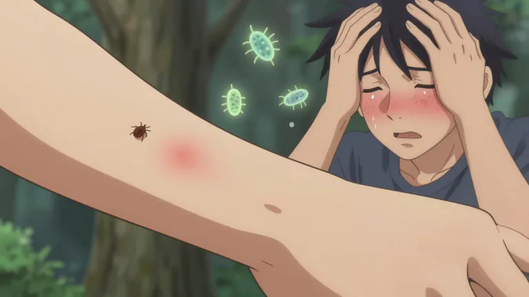 Visual representation of "ehrlichiosis" - Ehrlichiosis is an infectious disease caused by bacteria from the Ehrlichia genus, typically transmitted through tick bites, leading to fever, headache, and various other symptoms.