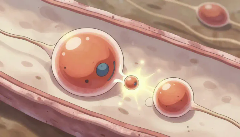 Visual representation of "spermatocyte" - A spermatocyte is a cell in the male reproductive system that undergoes division to produce sperm cells.