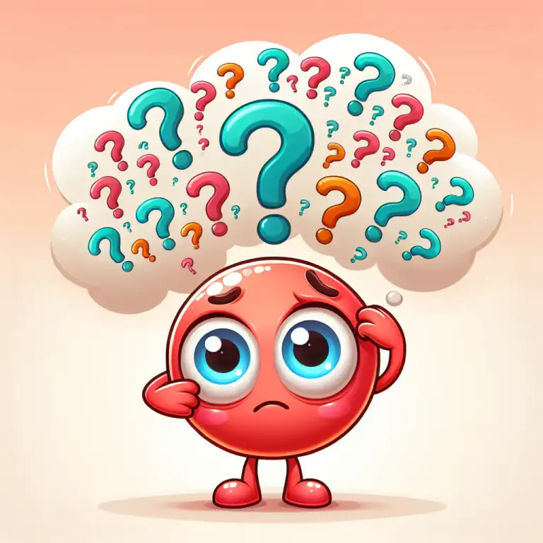 Visual representation of "what about…?" - Used to suggest or ask about a different thing, usually after talking about something else.