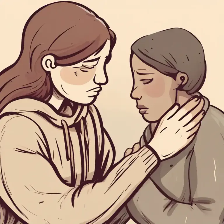 Visual representation of "offer your hand" - To provide help, assistance, or support