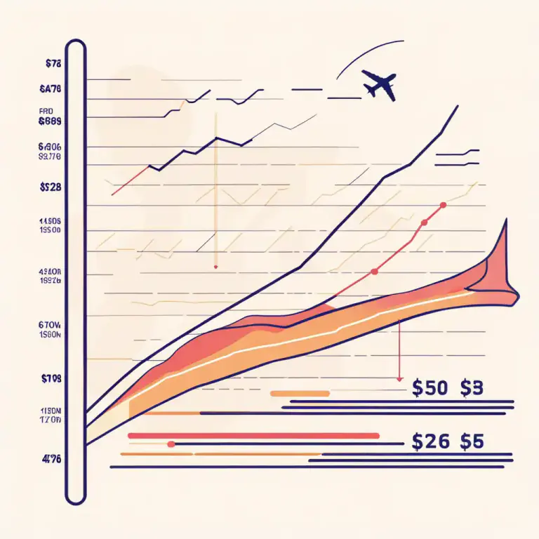 Visual representation of "in/into the stratosphere" - At a very high or excessive level