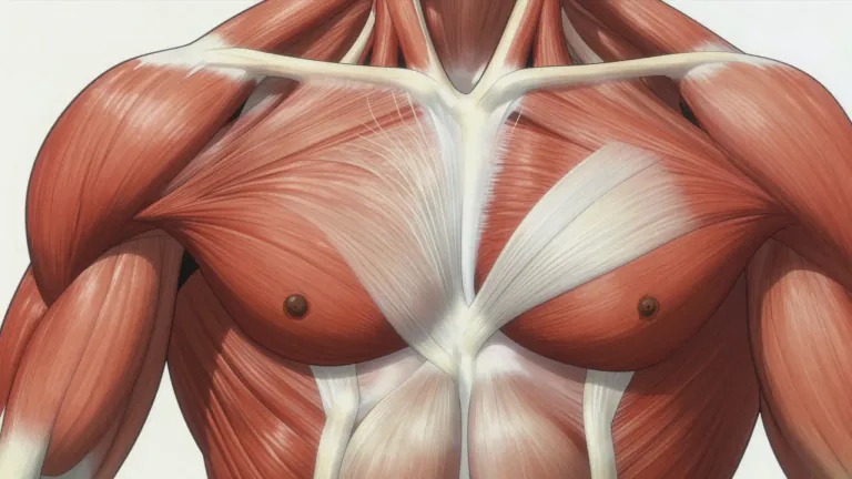 Visual representation of "aponeurosis" - A flat, fibrous sheet of tissue that connects muscles to the body or to each other.