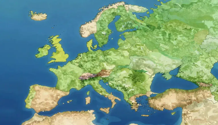 Visual representation of "contiguous" - Things are called contiguous if they are next to each other or touch each other.