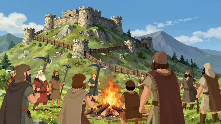 Visual representation of "dacian" - Relating to the ancient inhabitants of Dacia, an area in Eastern Europe.