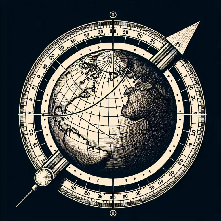Visual representation of "geocentric" - Relating to, measured from, or with respect to the Earth's own center.