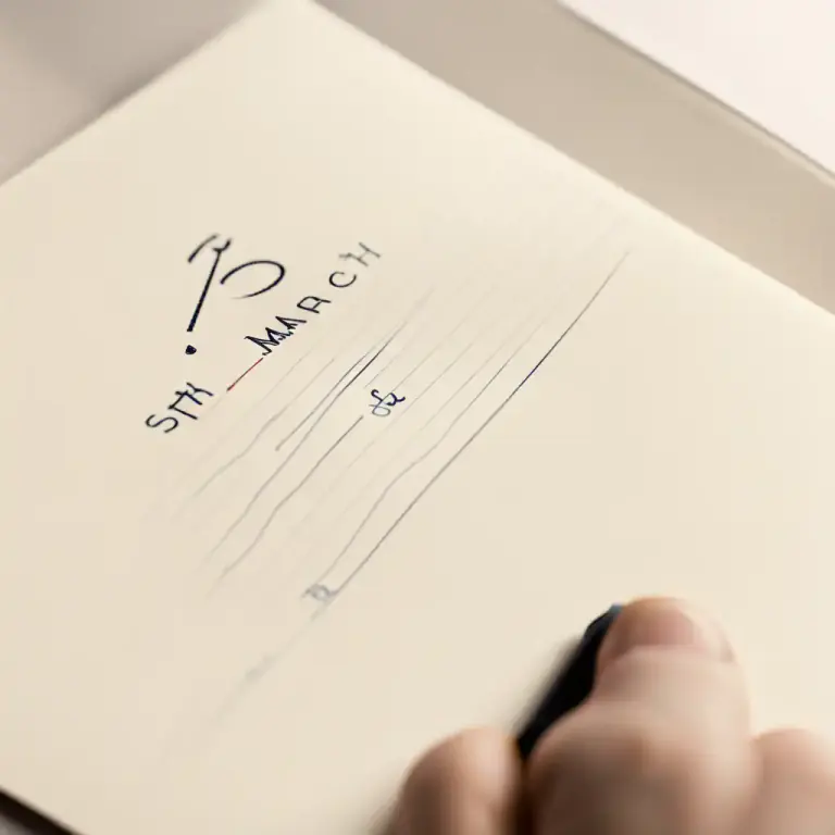 Visual representation of "to date" - mark with a date