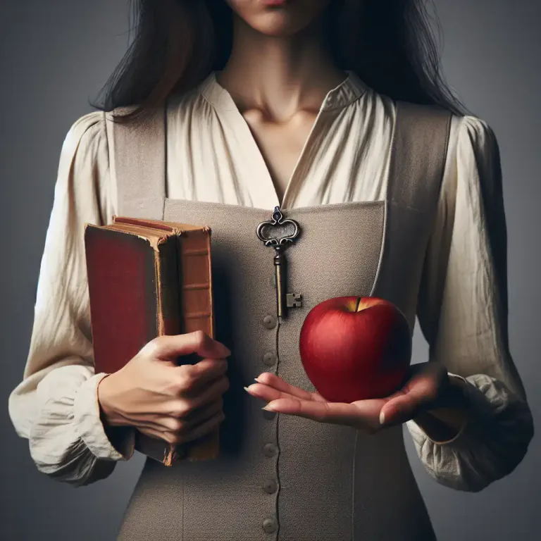 Visual representation of "have on" - to possess or hold information