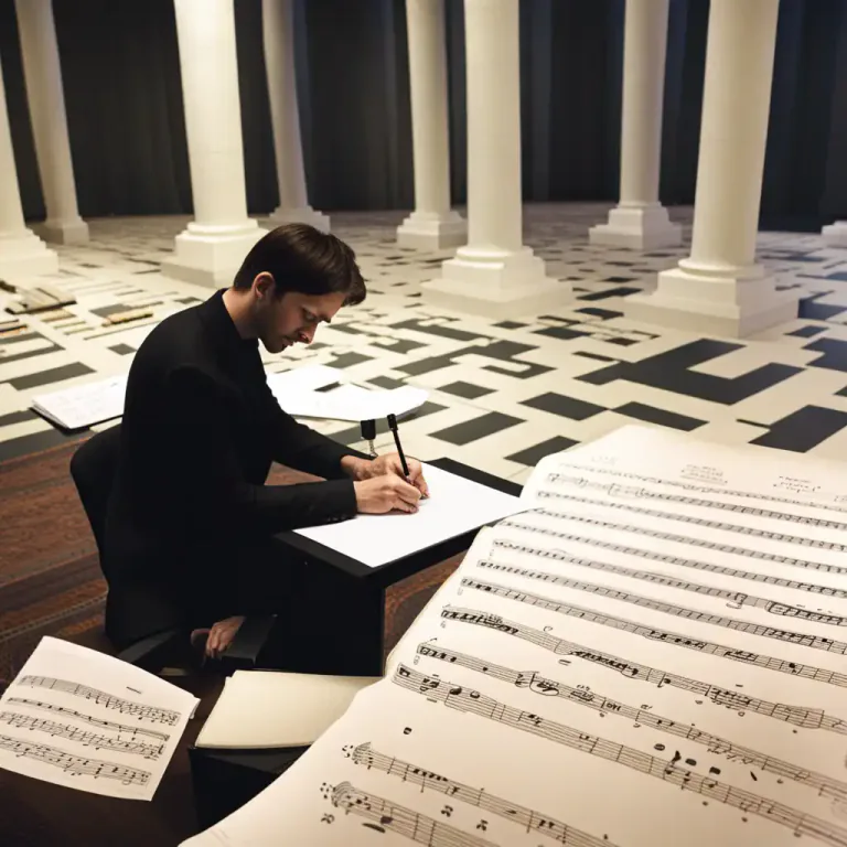 Visual representation of "grave" - A term used in music to indicate a slow and solemn tempo.