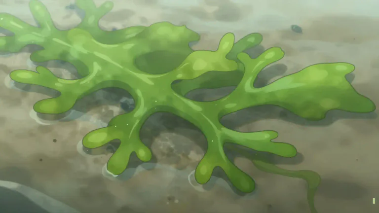 Visual representation of "thallus" - A thallus is the main body of a plant-like organism, such as algae or fungi, that lacks complex structures like roots, stems, and leaves.