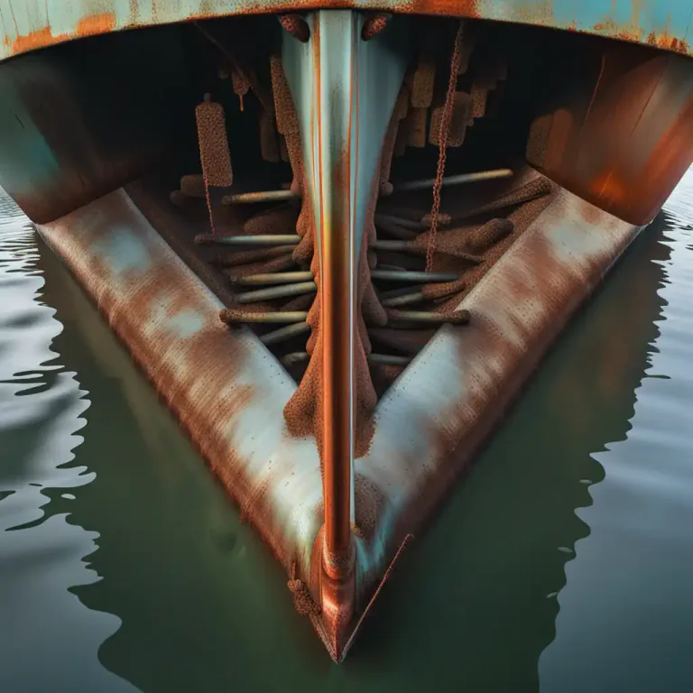Visual representation of "sacrificial" - Relating to or denoting a metal that is intended to corrode first, protecting other metals around it.