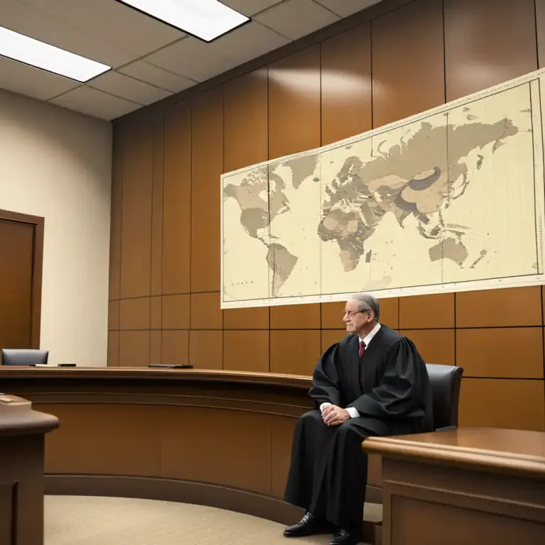 Visual representation of "circuit" - A group of courts sharing jurisdiction over a certain area.