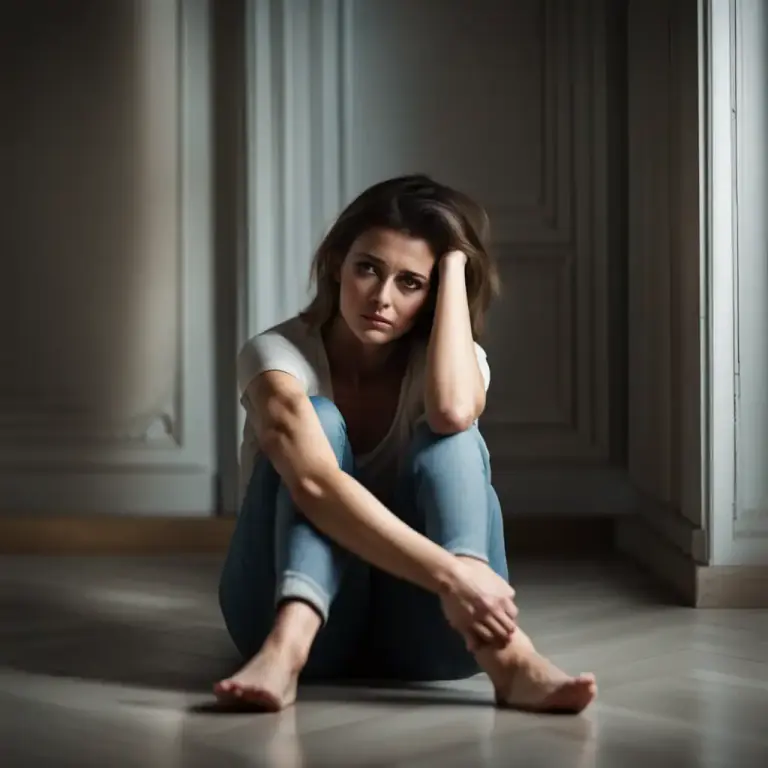 Visual representation of "emptiness" - A feeling of unhappiness or lack of hope