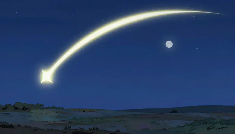 Visual representation of "trajectory" - The path that something moving in the air or through space, like a missile or an asteroid, takes as it moves.