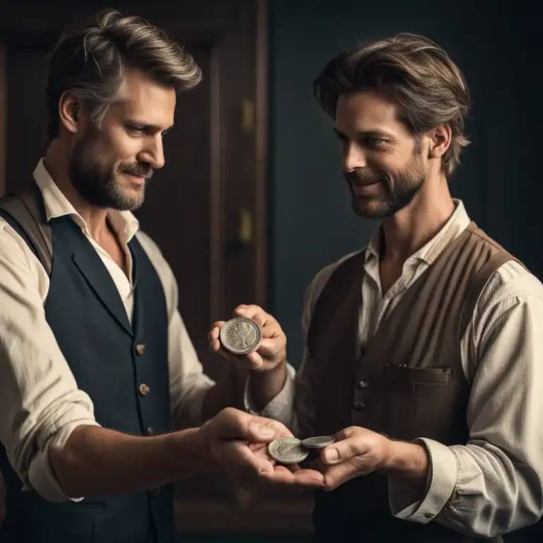 Visual representation of "trade in" - To exchange something