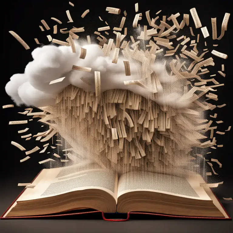 Visual representation of "chatty" - Something, such as writing or speech, lengthy and full of unnecessary details
