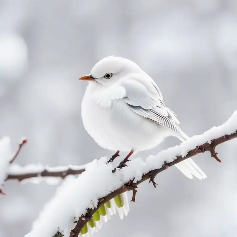 Visual representation of "snowbird" - A small white North American bird