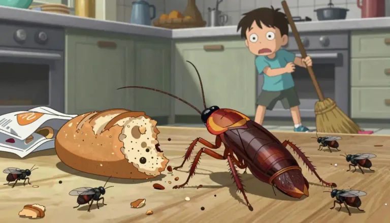 Visual representation of "pest" - a creature that is unwanted because it causes damage or disease