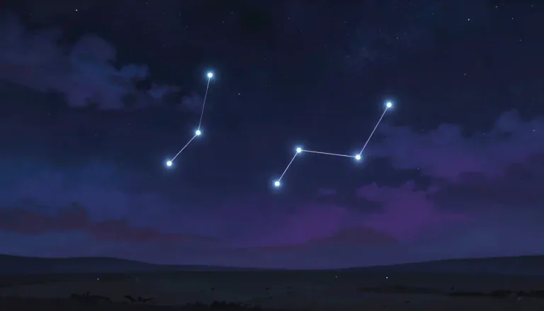 Visual representation of "constellate" - To form or cause to form into a cluster or group.