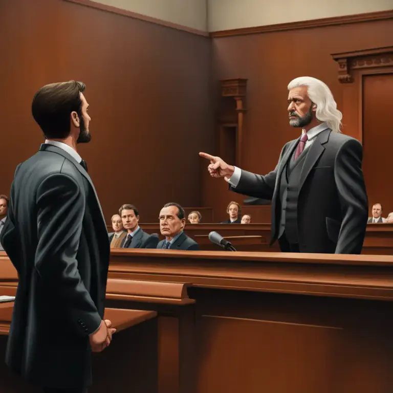Visual representation of "impeach" - To challenge the honesty or credibility of