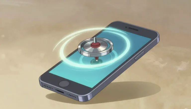 Visual representation of "gyroscope" - A tool that uses the spinning movement to maintain direction or orientation