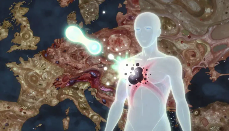 Visual representation of "enzymatic" - Describing actions or effects produced by enzymes, often in the context of medical treatments or conditions.