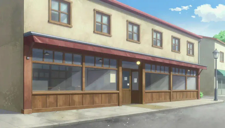 Visual representation of "frontage" - The part of a building or piece of land that faces the street