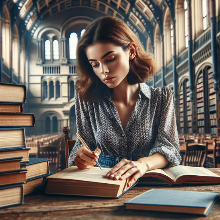 Visual representation of "read" - To study and learn about a subject by reading books.