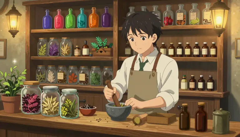 Visual representation of "apothecary" - A person who prepares and sells medicines and drugs