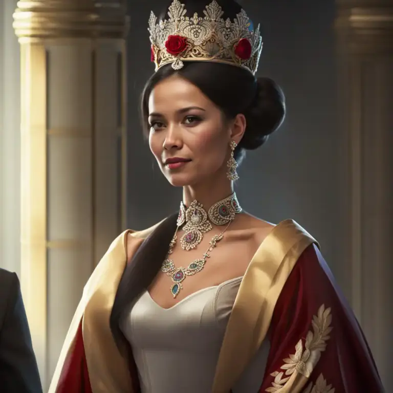 Visual representation of "ladyship" - The state of being a lady or a noblewoman.