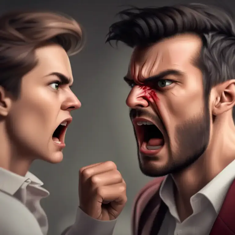 Visual representation of "to have a quick temper" - To get angry very easily and quickly