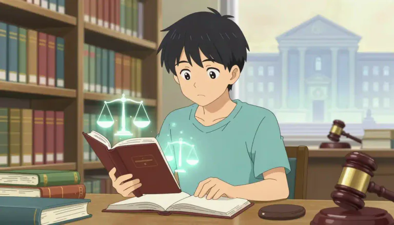 Visual representation of "jurisprudence" - The study or theory of law