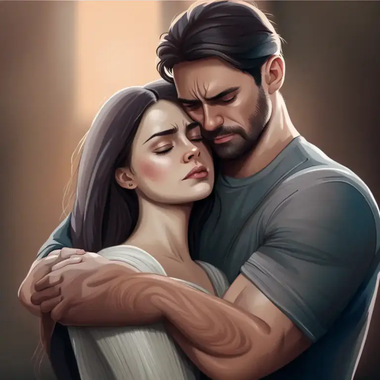 Visual representation of "on somebody’s shoulders" - To provide support for someone, either physically or emotionally.