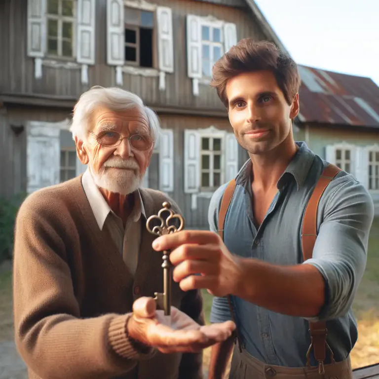 Visual representation of "devise" - In law, to leave something to someone in a will
